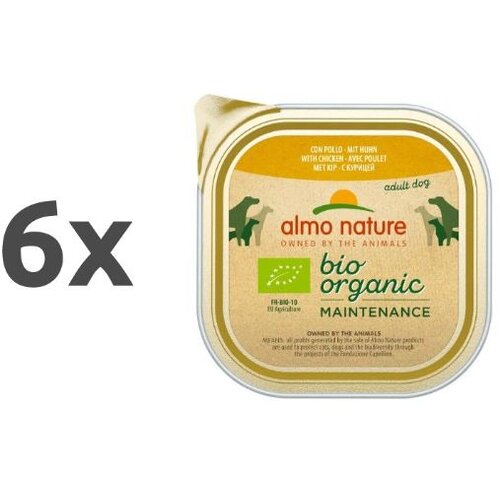 Almo Nature Bio Organic - pi&amp;scaron;čanec 6 x 300 g Slike