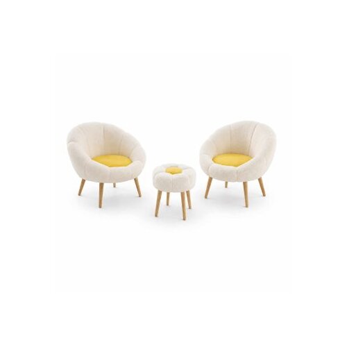 Atelier Del Sofa Set stolica i taburea, 3 dijela, &Scaron;areni Cijene