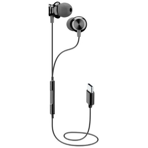 Cellular Line slu&amp;scaron;alke Cellularline In-Ear Headset USB-C, black f&amp;uuml;r USB Type-C Slike