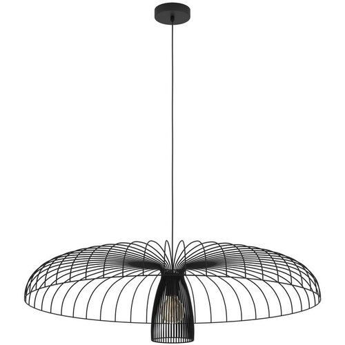 Eglo viseća lampa CHAMPERICO E27 crni obruč &Oslash;98,5 cm 390217 Cene