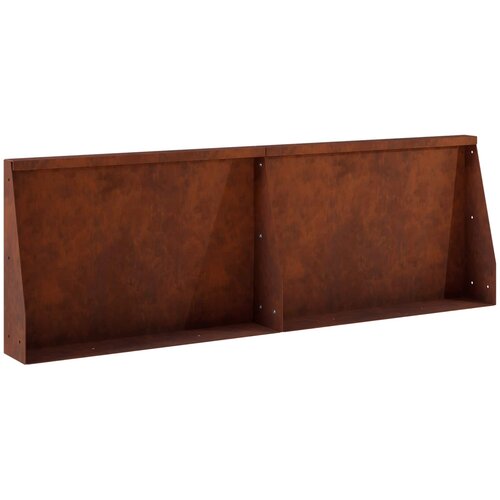  Zid za zadržavanje 2 kom. 60 x 12 x 50 cm Otporni čelik Rđa Cijene