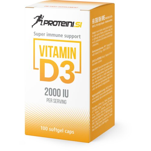 Proteini.si Vitamin D3 2000 IU - 100 kapsula 46g Cijene