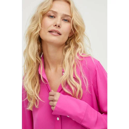 Levi's Košulja za žene, boja: ružičasta, regular, s klasičnim ovratnikom
