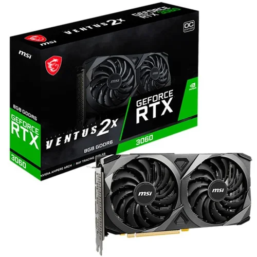 VGA MSI Video Card NVidia RTX 3060 VENTUS 2X 8G...