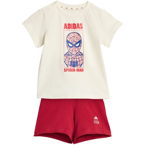 Adidas Komplet za dečake I Mrvl Sm T Set JZ3550, Bež-crveni Cene