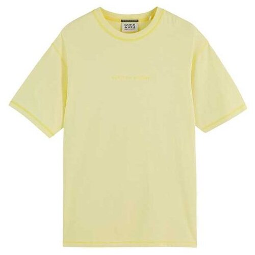 SCOTCH & SODA Scotch&soda - Žuta pamučna muška majica Cene