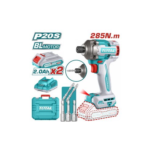 Total Aku udarni usadni odvijač 285NM,SET TIRLI2028E Cene