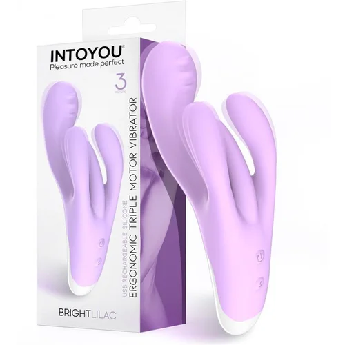 INTOYOU Brightlilac Triple Motor Ergonomic Vibrator