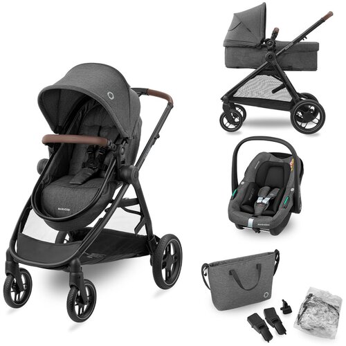 Maxi-Cosi voziček 3v1 zelia s dark grey Cene