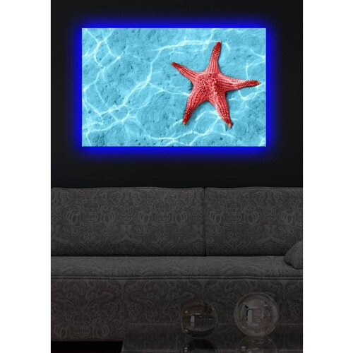 WALLXPERT 4570DACT-17 Vi&scaron;enamenska LED Osvetljena Platna Slika Cene
