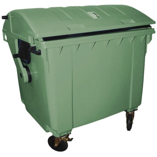  plastični kontejner 1100l sa polukružnim poklopcem zelena 6011-11 Cene