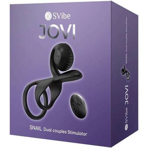 Snailvibe SVibe - Snail JOVI Couples Ring Black Slike