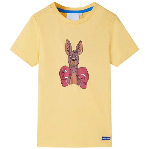 vidaXL Dječja majica kratkih rukava žuta Cijene