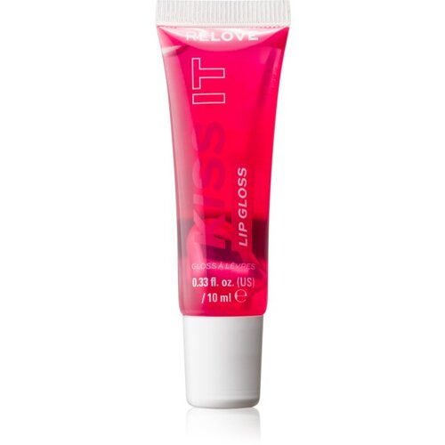 Revolution Relove Kiss It vlažilni sijaj za ustnice odtenek Raspberry Pink 10 ml Slike