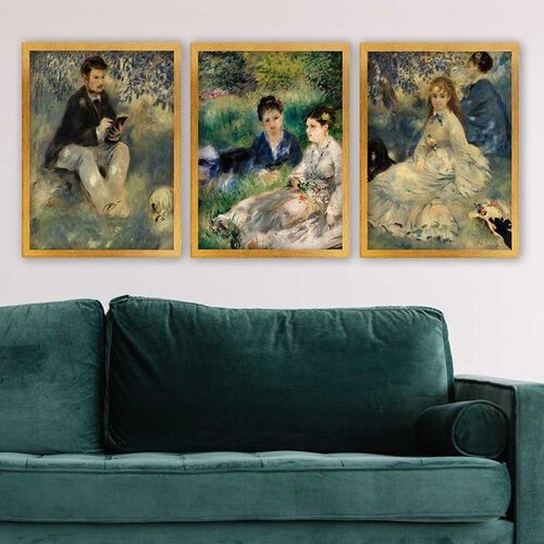 Wallity Set uramljenih slika 3AC_UN894914, 3 Dela Cene