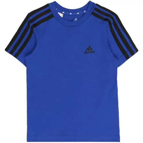 ADIDAS SPORTSWEAR Tehnička sportska majica 'Essentials 3-Stripes' plava / crna