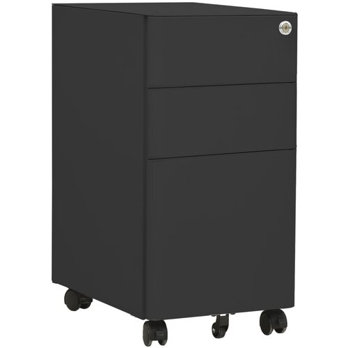 VidaXL mobilni ormarić za spise antracit 30 x 45 x 59 cm čelični Slike