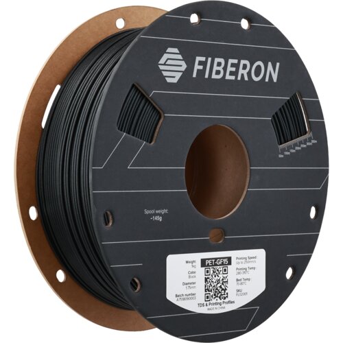 Polymaker fiberon PET-GF15 black, 1.75 mm / 1000 g Cene