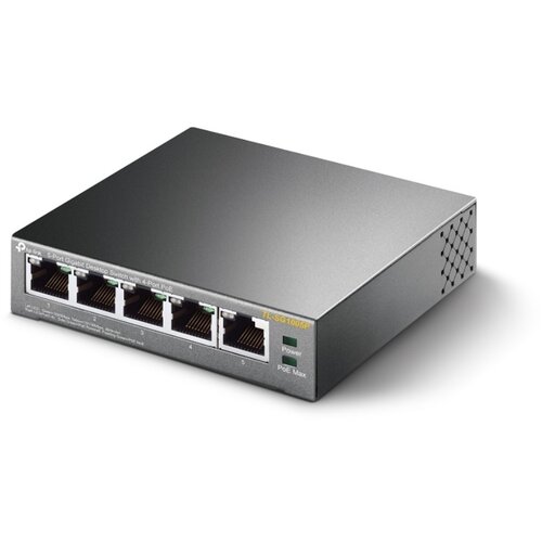 Switch TP-LINK TL-SG1005P Gigabit/5x RJ45/10/100/1000Mbps/4x PoE+/56W PoE/metalno kuciste Cene