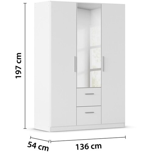 Home24 OMARA S KLASIČNIMI VRATI, bela Slike