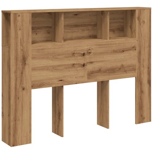 Maison Chic vzglavna omarica - nočna omarica - posteljna omarica artisan hrast 140x18,5x102,5 cm inženirski les, (21707960) Cene