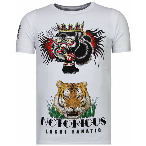 Local Fanatic Majice s kratkimi rokavi 144125331 Bela Cene