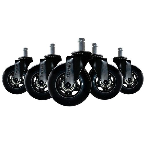 Livetastic Set Kolesc Za Vrtljivi Stol Universal, Črna, 5-Delni Cene