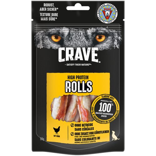 CRAVE High Protein Rolls - 50 g pi&amp;scaron;čanec Slike