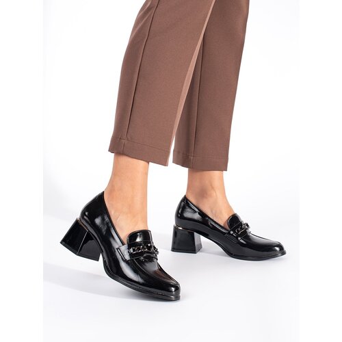 Shelvt Black women's high-heeled shoes Cijene