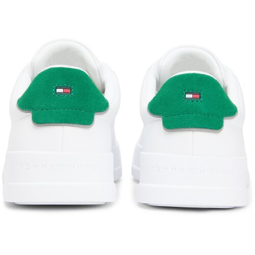 Tommy Hilfiger Niske tenisice &amp;#039;Court Ess&amp;#039; zelena / bijela Slike