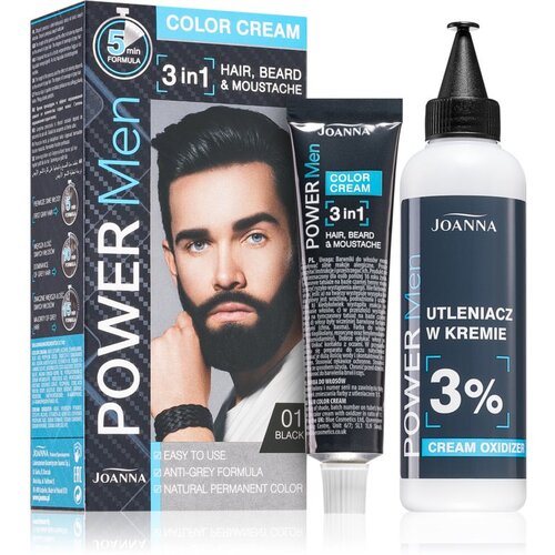 Joanna Power Men boja za kosu za muškarce nijansa Black Cijene