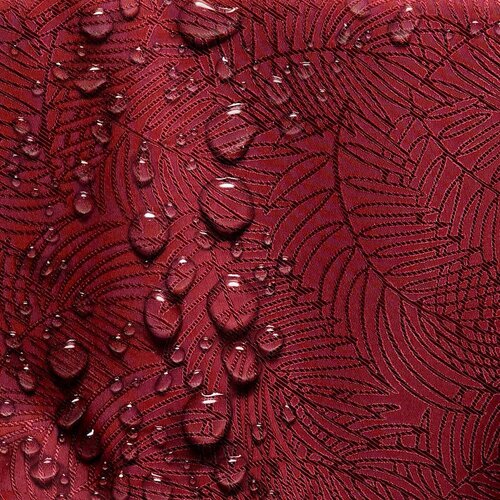 AmeliaHome Stolnjak Gaia s man&amp;scaron;etom i obrubom 110x200 cm, bordo Slike