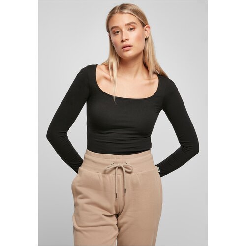 UC Curvy Women's Organic Long Sleeve Body Black Cijene