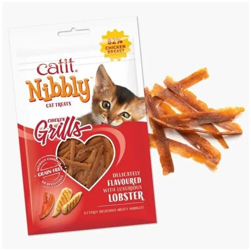 Hagen poslastica za mačke Catit Nibbly Grills piletina i jastog 30 g Slike