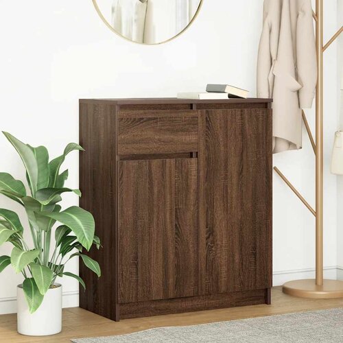 vidaXL Komoda s ladicama smeđeg hrasta 71x35x84 cm konstruirano drvo Cijene