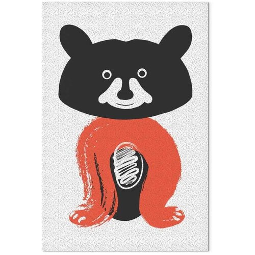  Slika - Nice Mr. Raccoon (1 Part) Vertical 60x90 Standard Slike