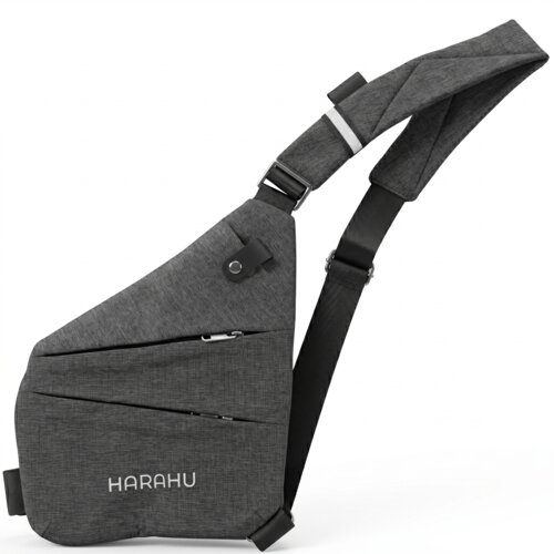  Mu&amp;scaron;ka Crossbody Torba HARAHU Instinct - Siva KP40319 Slike