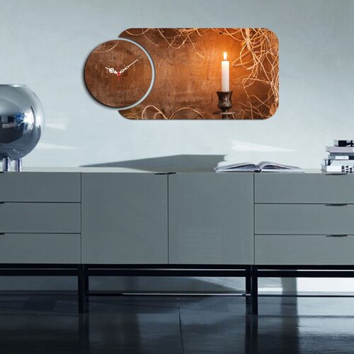 Wallity zidni sat YMS-22, 68x32 cm, 2 dela Cene
