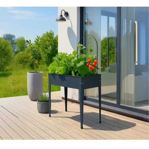 Herstera Garden Urban | Povi&scaron;ena gredica | Visoka tegla za cvijeće | 72 L | 100x40x84 cm - Antracit - BRANDED IN EU Cijene