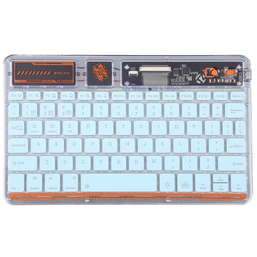  Tastatura Coteci Punk 84012 Wireless transparent plava Cene