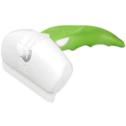 Foolee furminator Dog L Češalj za uklanjanje osipane dlake ljubimaca Zeleni Slike