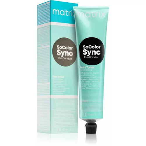 Matrix SoColor Sync Pre-Bonded Fast Toner Neutralizing boja za brzo bojenje kose za kosu nijansa Anti Red 90 ml