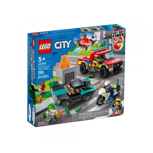 Lego City 60319 Vatrogasna akcija i policijska potjera