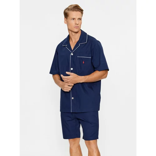 Polo Ralph Lauren Pižama 714899503004 Mornarsko modra Regular Fit