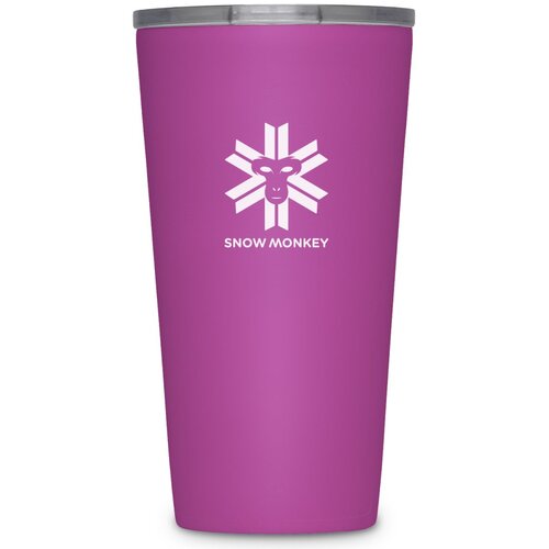 Snow Monkey lonček Enjoyer termo 470 ml pink Slike