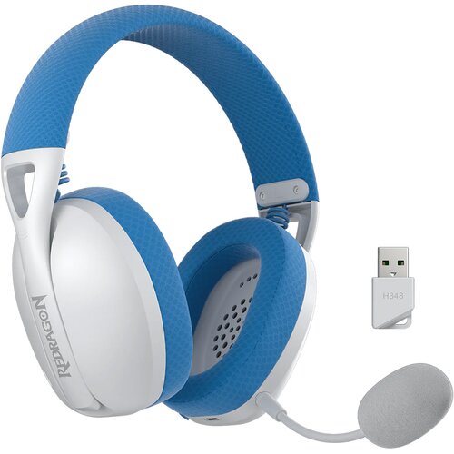 Redragon Ire Pro H848B Wireless Blue gejmerske slu&amp;scaron;alice 3 moda Slike