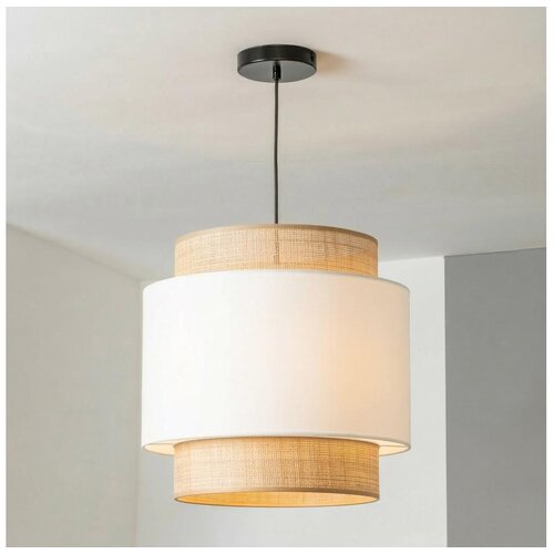  Brilagi - visilica na sajli CERIA 1xE27/40W/230V prečnik 40 cm crna/bež/bela Cene