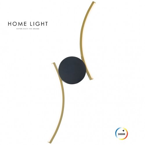 Solea 142 zidna lampa 10W 3000K crna/zlato Slike