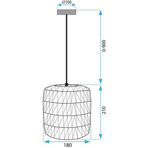 Toolight lampa viseća APP1252-1CP Slike