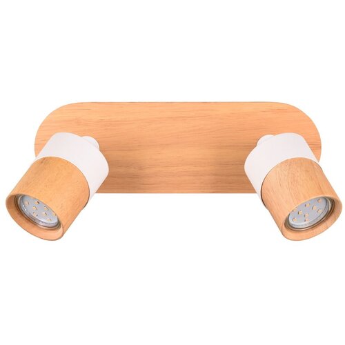 Tri O bela/rjava stropna svetilka ø 6 cm aruni – Cene